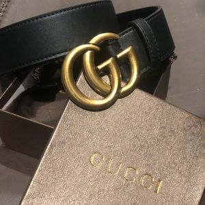 New! Gucci black belt